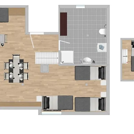 Sad263 Praktische Monteurwohnung Apartament Schwandorf